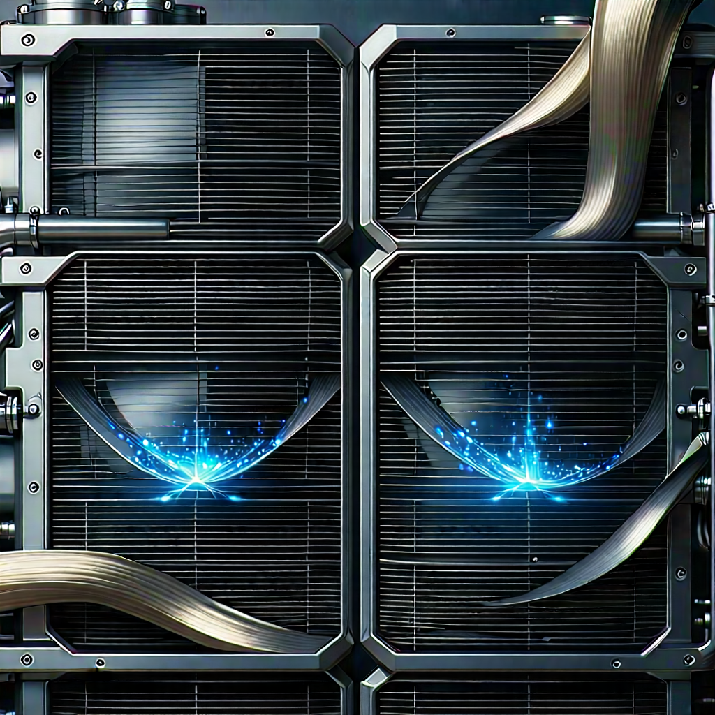 Close-up of cooling system