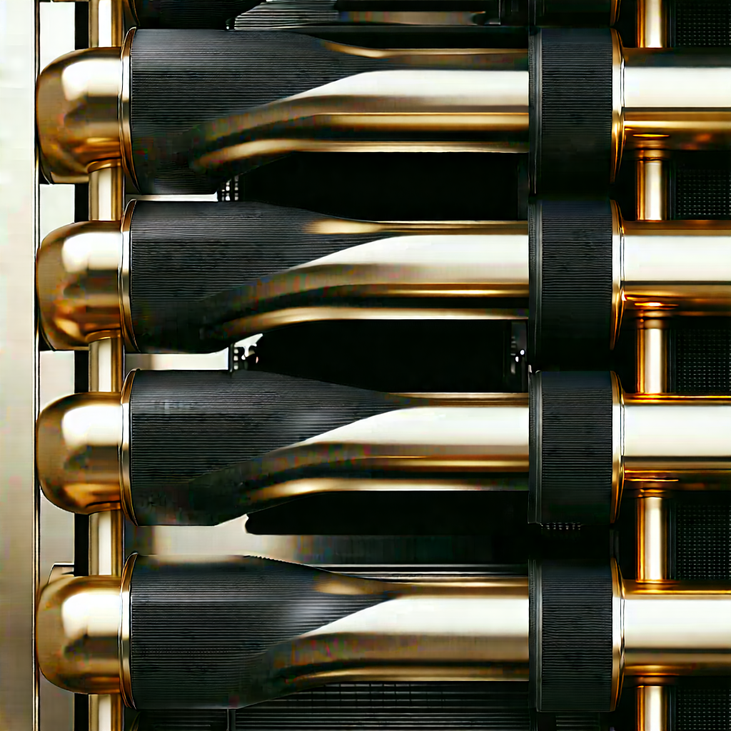 Close-up of cooling system