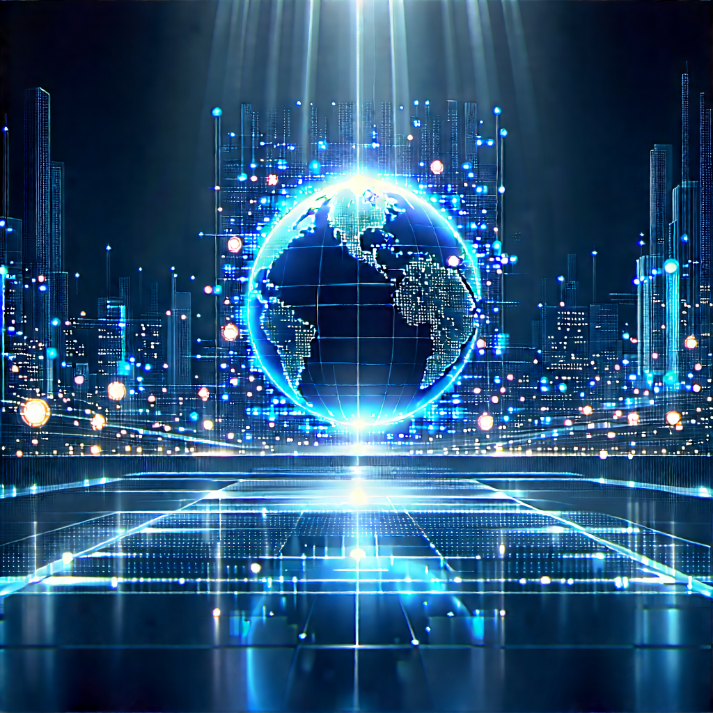 Big Data Visualization With Blue White