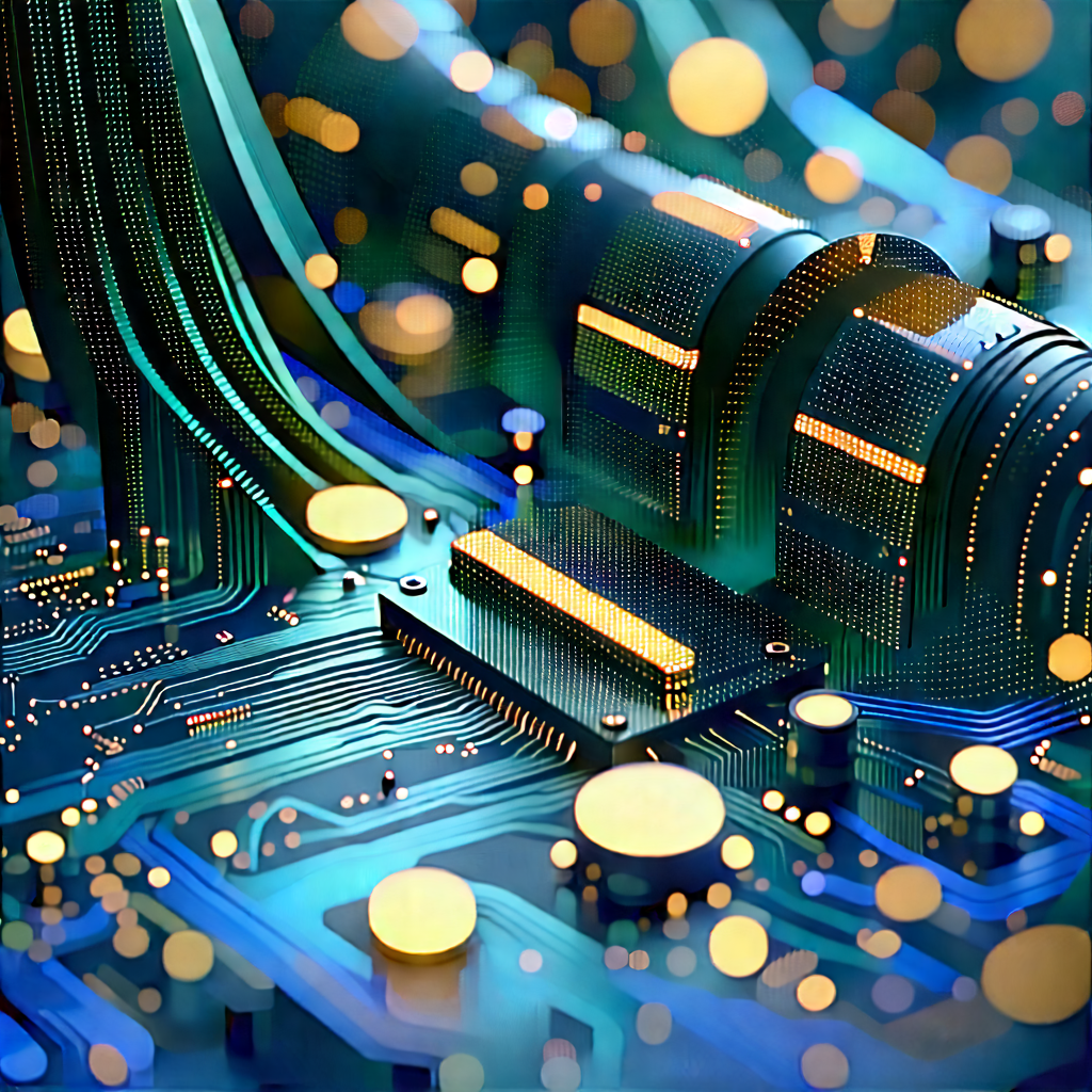 Close-up of sensor array