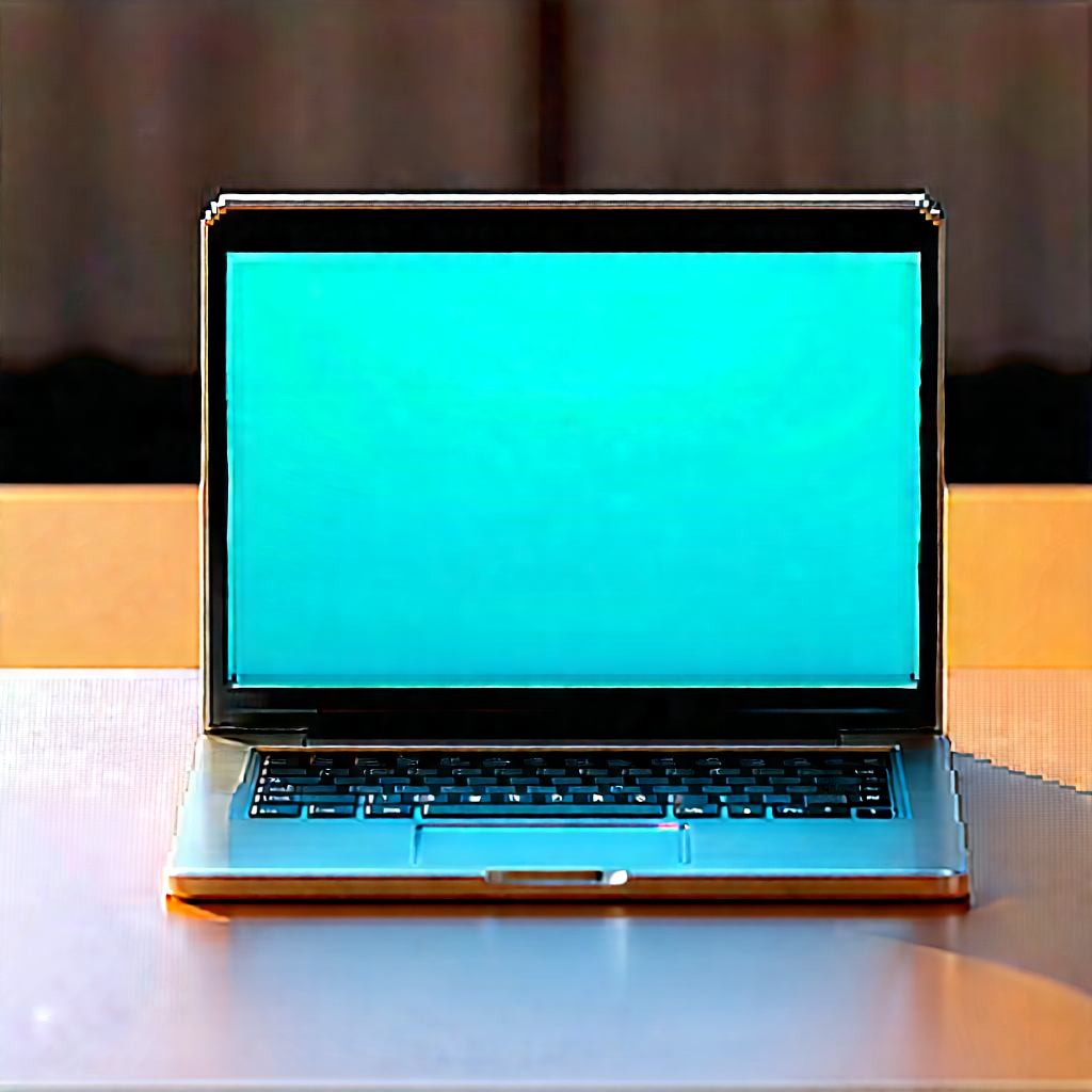 Laptop With Streaming Content With Laptop Computer