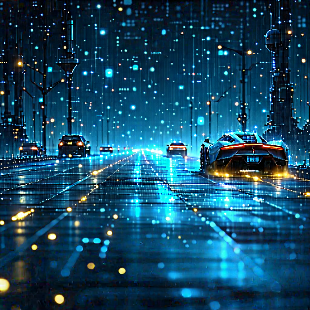 Digital Transformation Visualization With Image, Driving