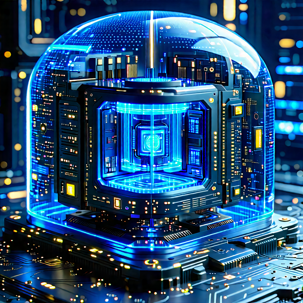Quantum computer with data streams