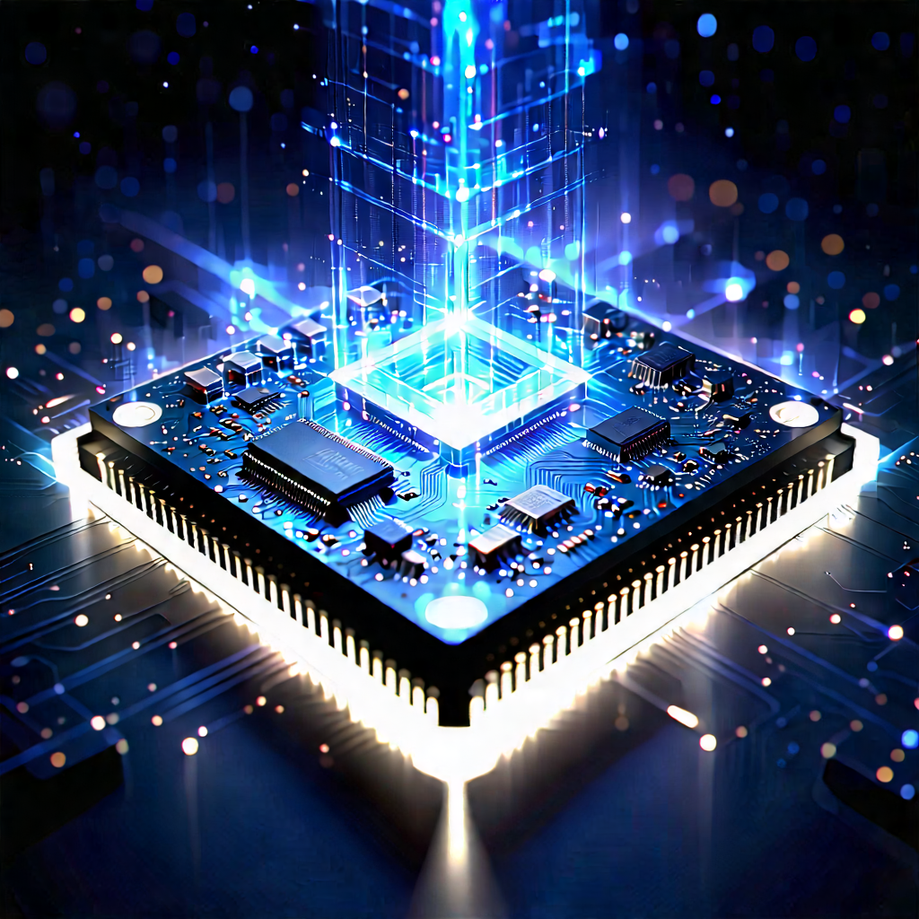 Quantum computer with holographic projection