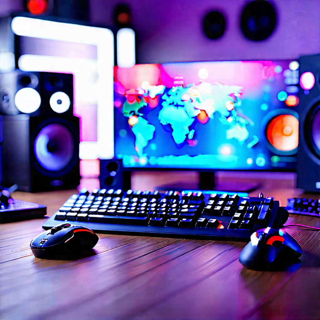 Entertainment technology in tech office