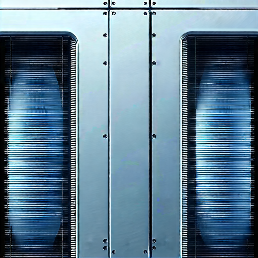 Close-up of cooling system