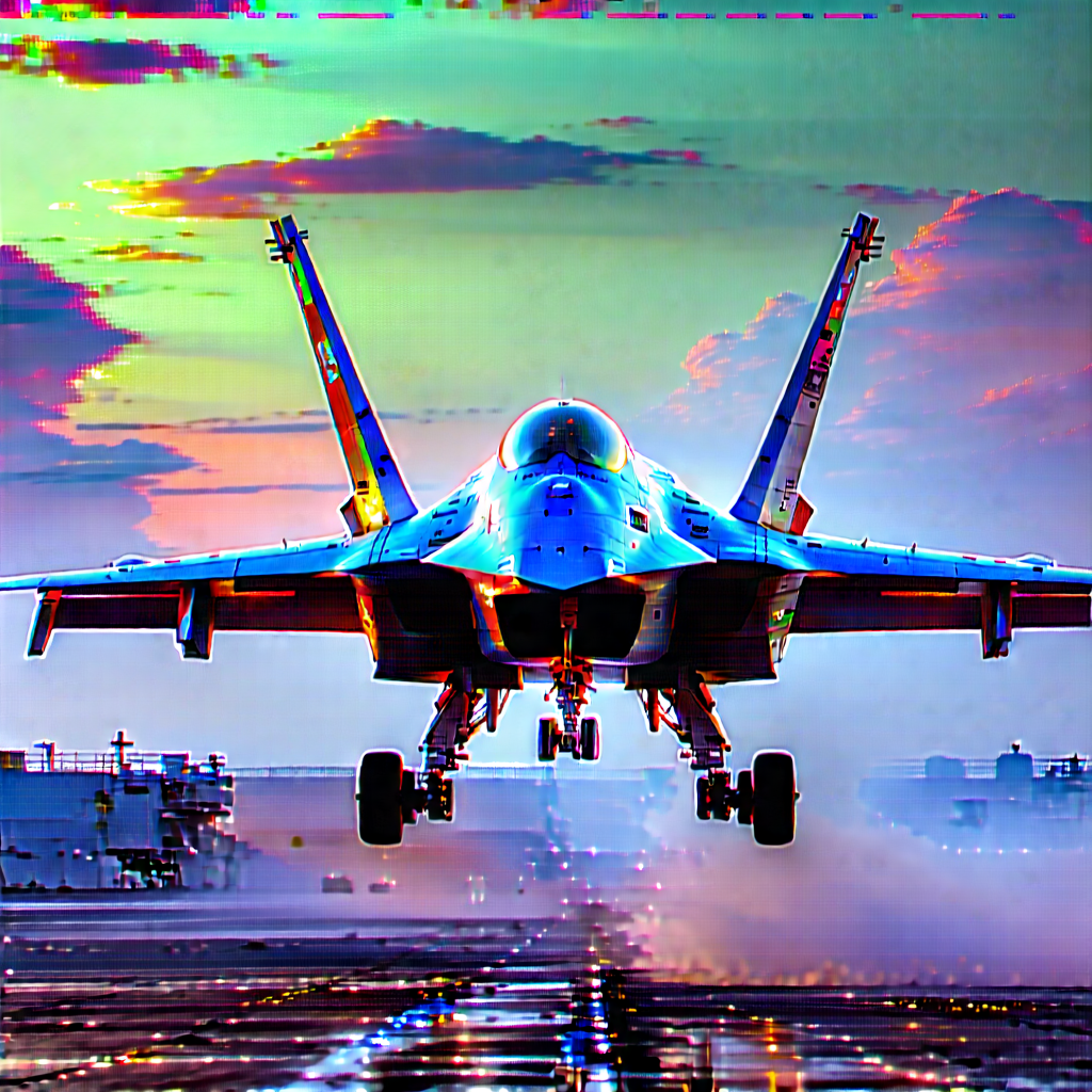 Aerospace Technology In Field Deployment With Fighter Flying