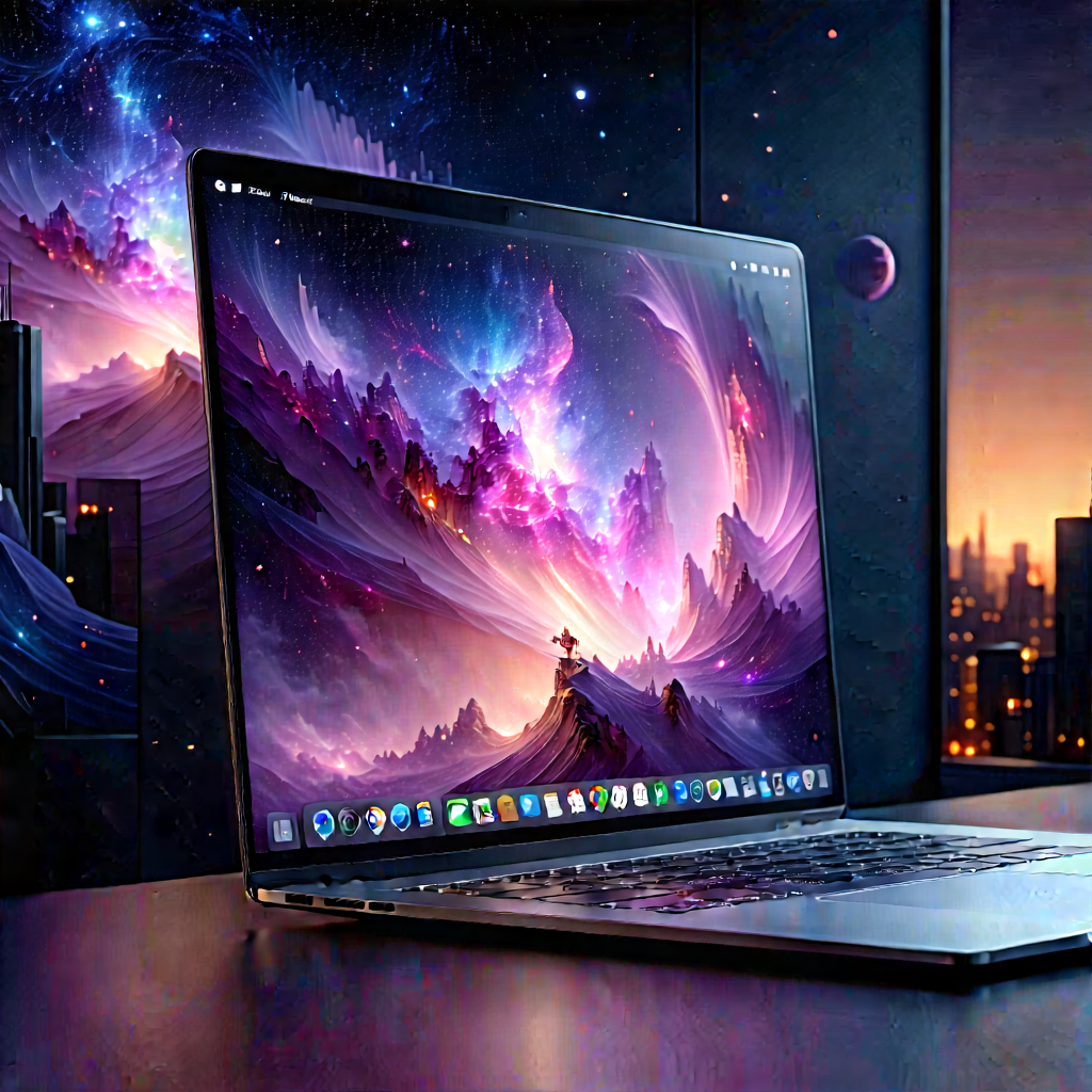 Laptop With Streaming Content With Laptop Computer