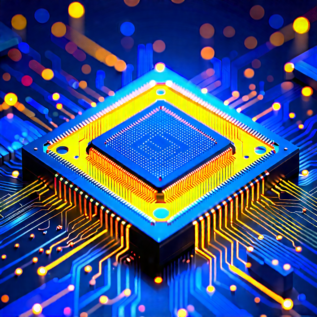Microchip with data streams