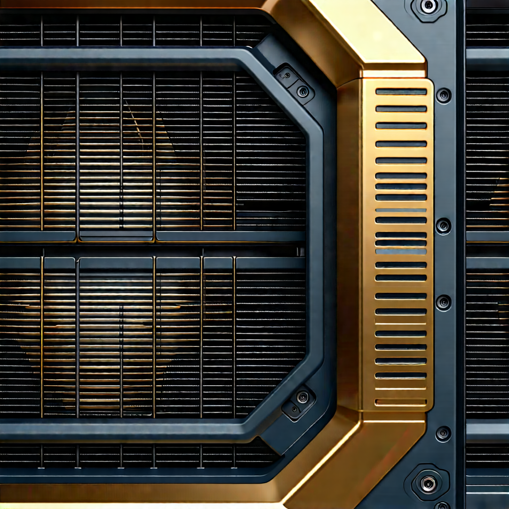 Close-up of cooling system