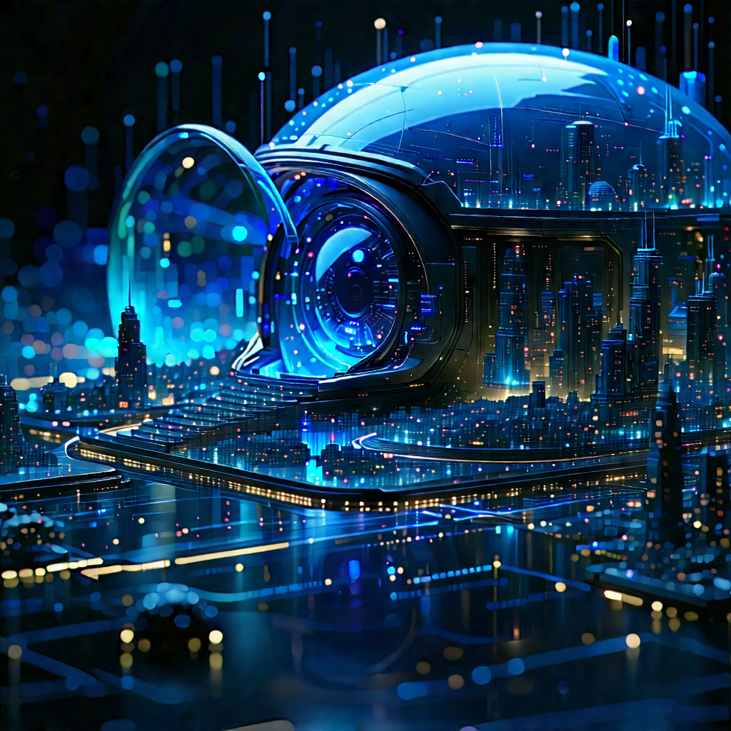 Artificial Intelligence Visualization With Image, There