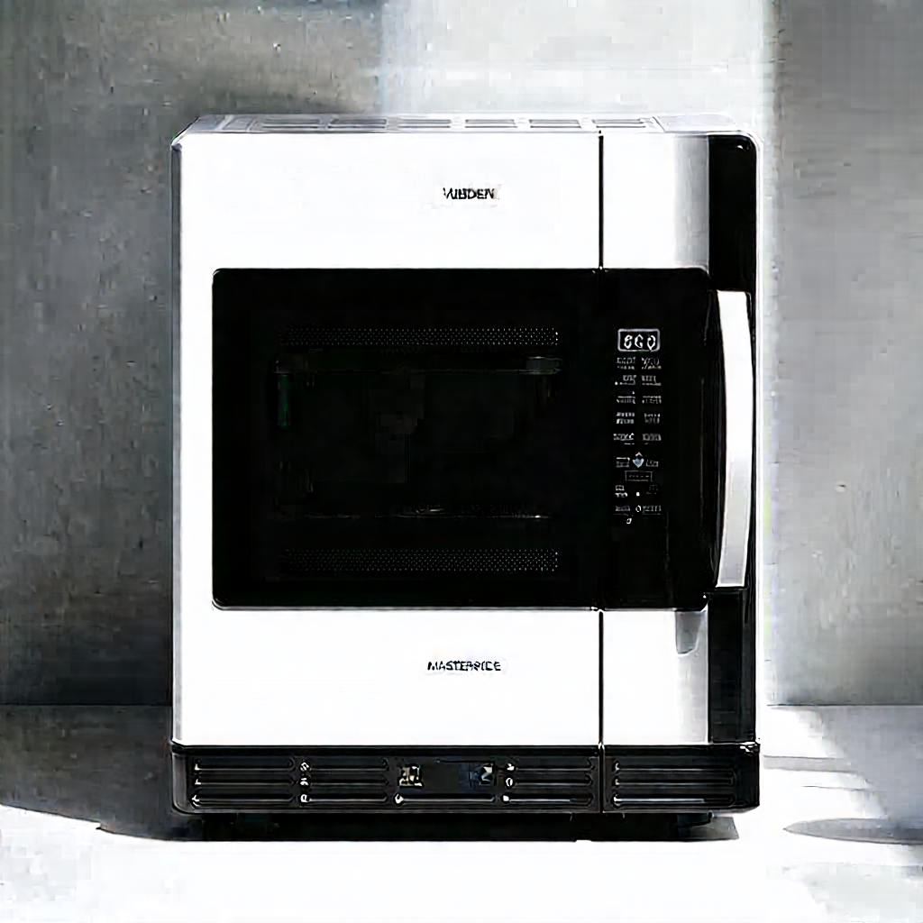 Innovative Smart Appliance Design With White Microwave