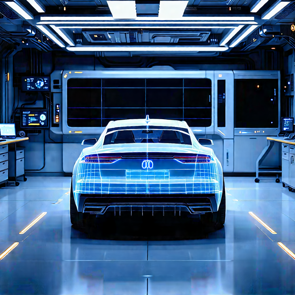 Automotive Technology In Modern Laboratory With Image, There