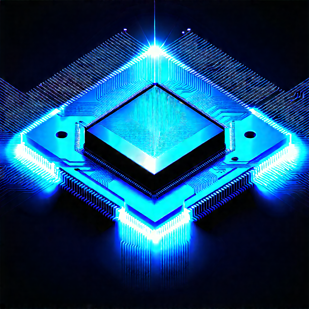 Microchip with laser scanning