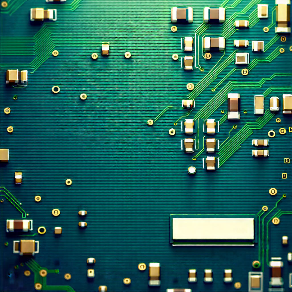 Close-up of electronic circuit