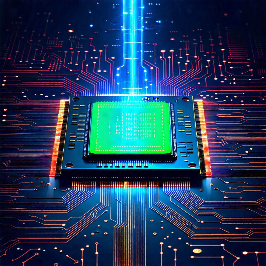 Microchip with data streams