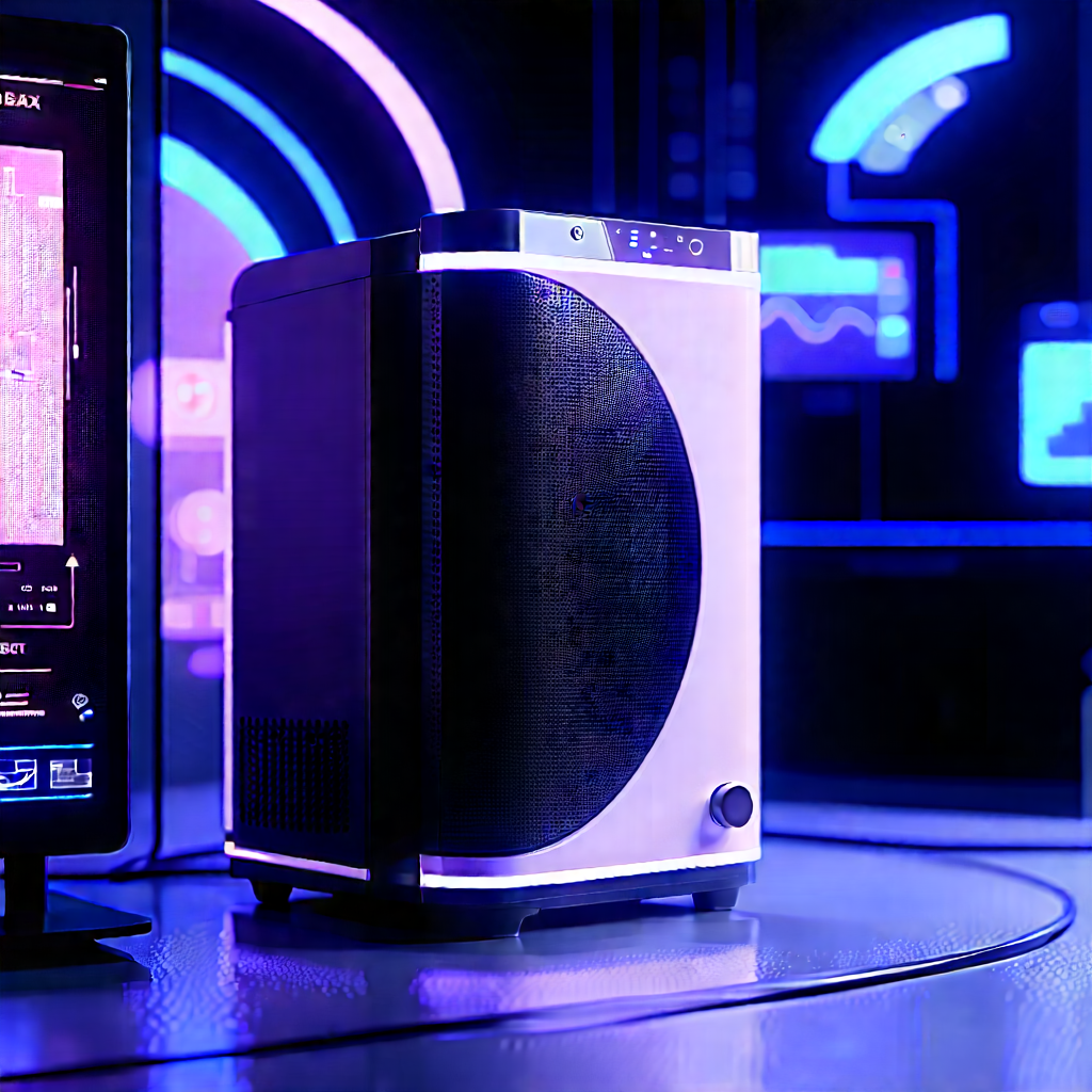 Innovative Smart Appliance (design:1.46) With Small Computer