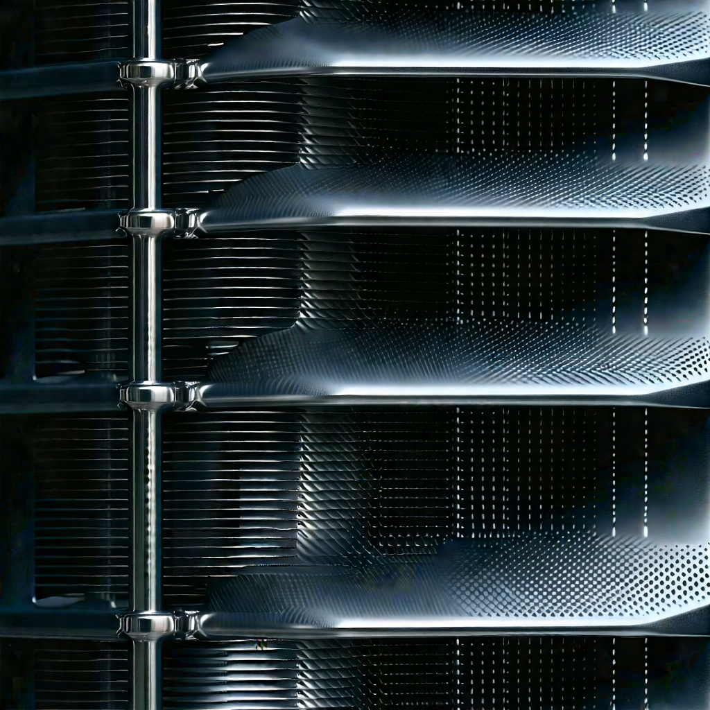 Close-up of cooling system