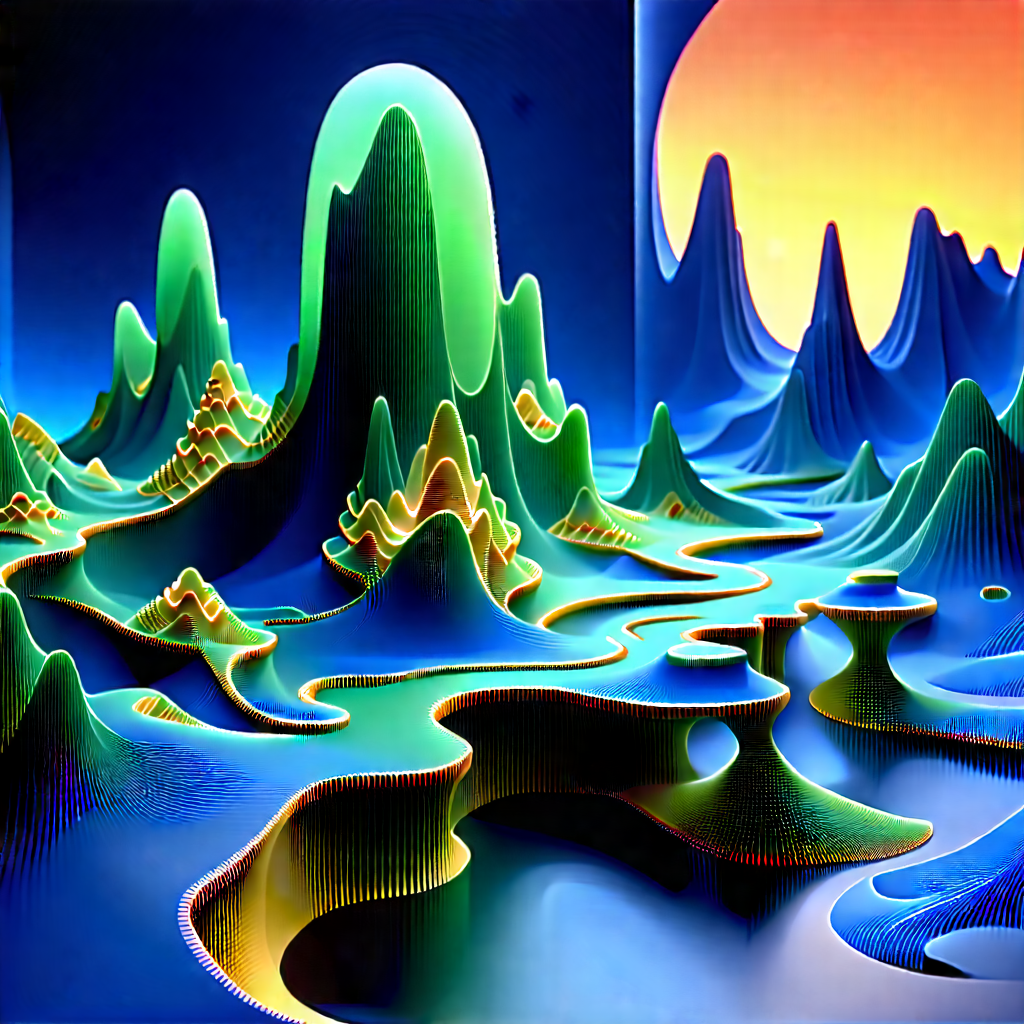 Futuristic (digital:1.37) Workspace With Image, There