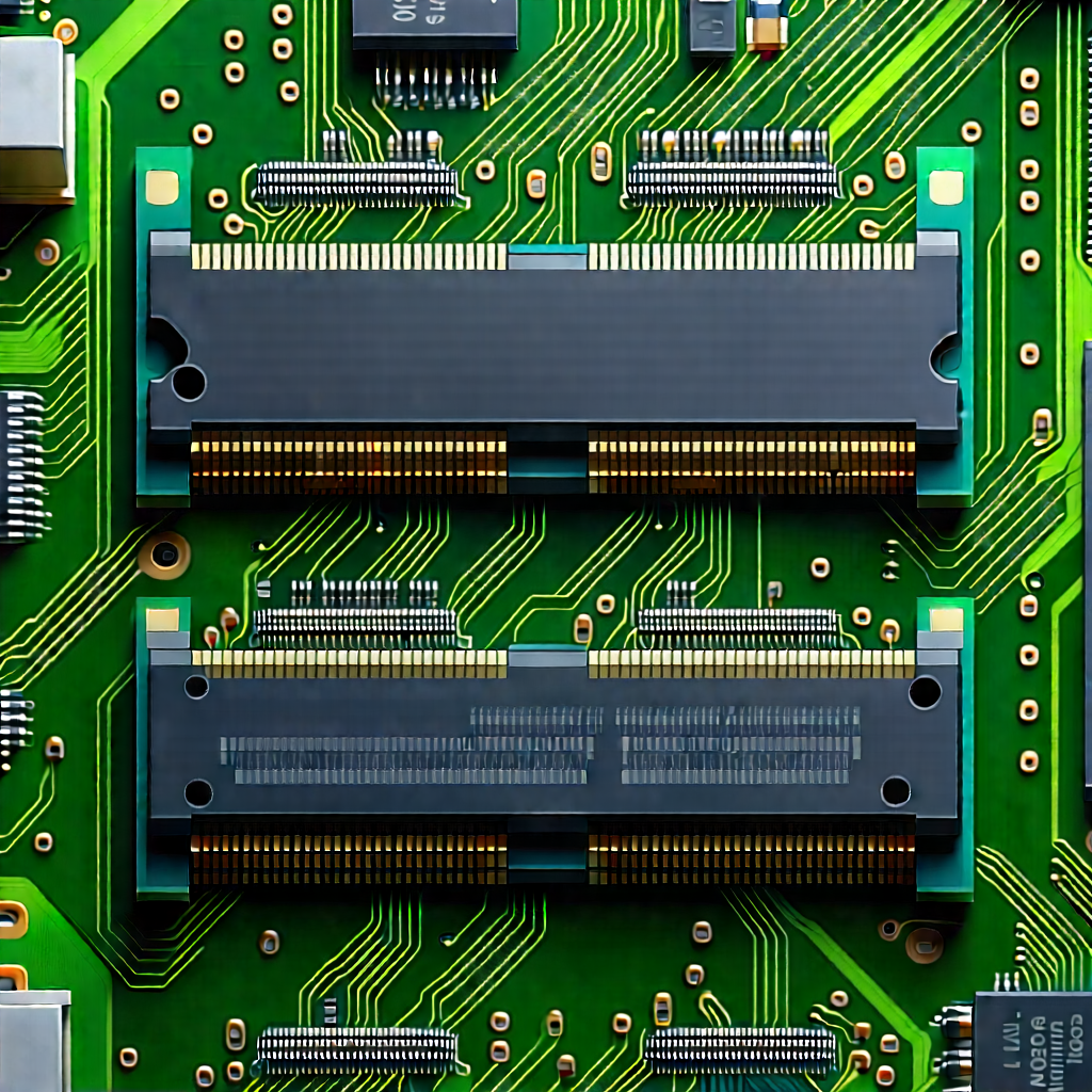 Close-up of memory module