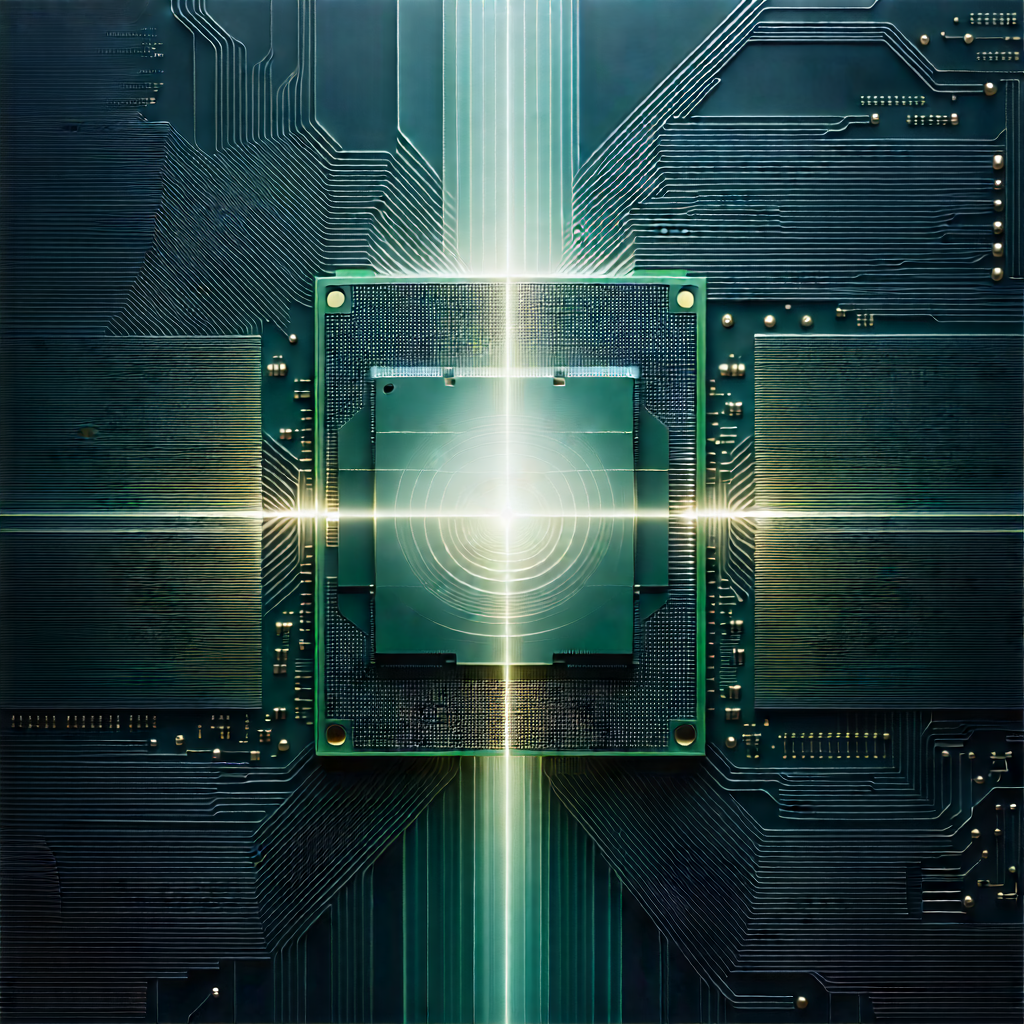 Microchip with laser scanning