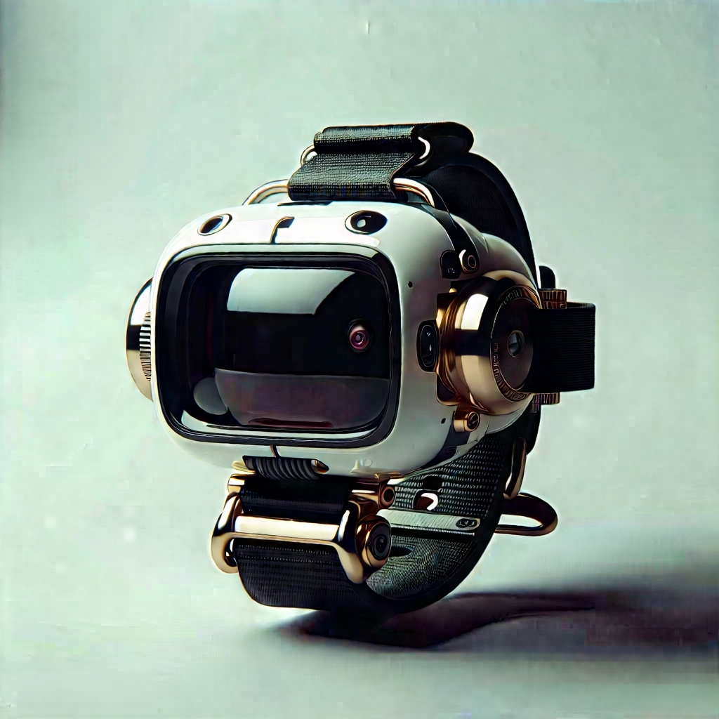 Innovative Wearable (device:1.45) (design:1.4) With Watch Camera