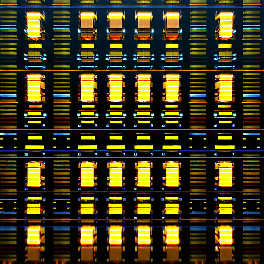 Close-up Of Sensor Array With Close-up Computer
