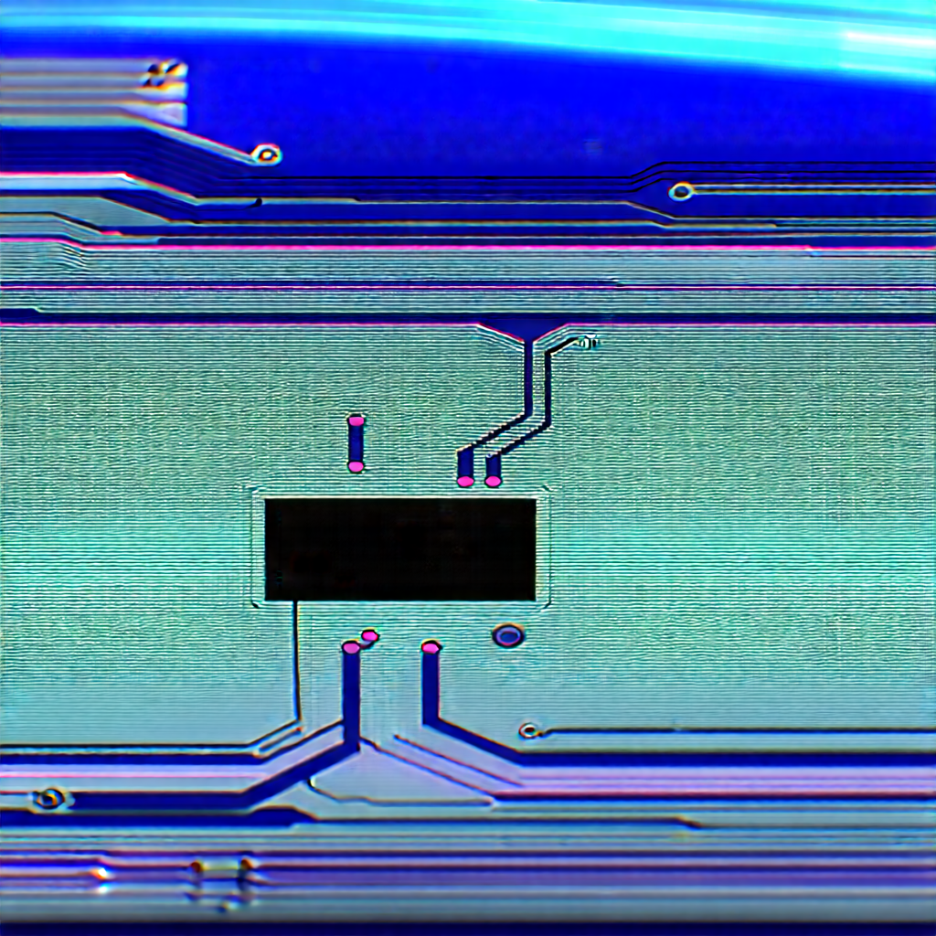 Circuit board with digital particles