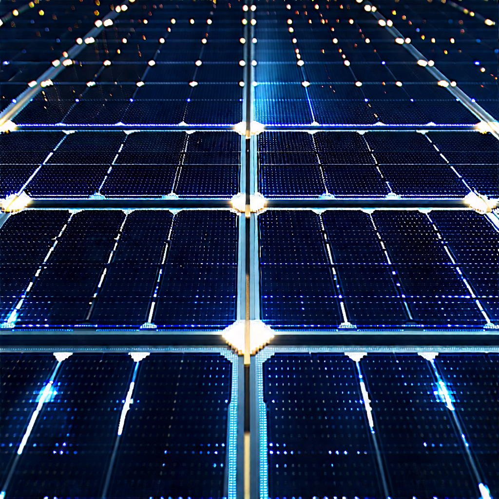 Solar Panel With Data Streams With Large Solar