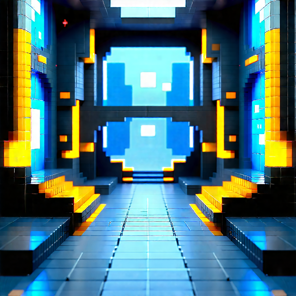 Futuristic innovation hub