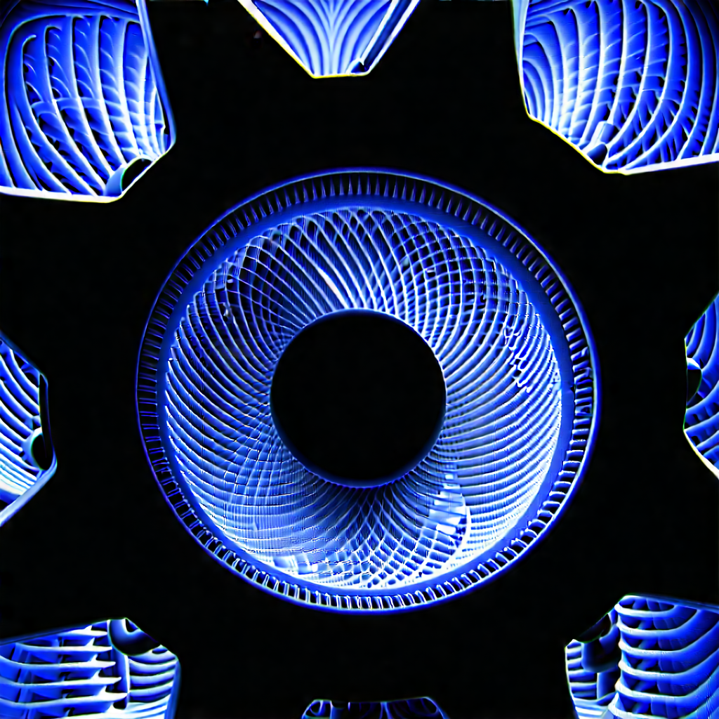 Close-up of cooling system
