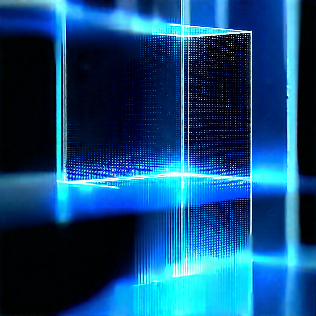 Innovative Communication Tool Design With Blue Glass