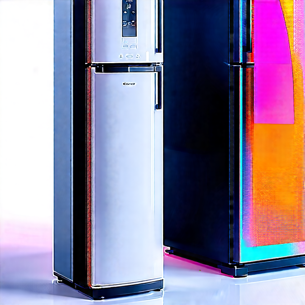 Innovative Smart Appliance Design With Refrigerators Standing