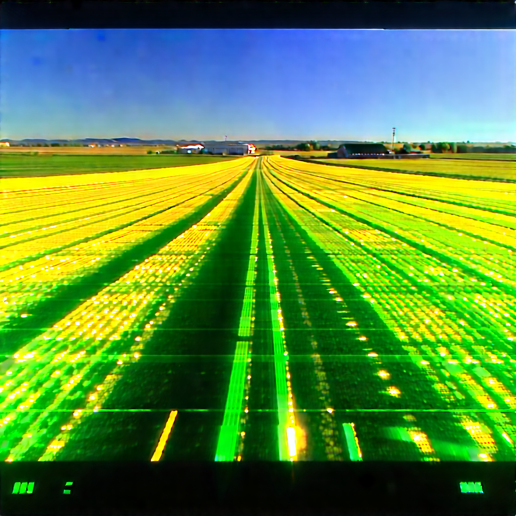 Agricultural technology in manufacturing facility