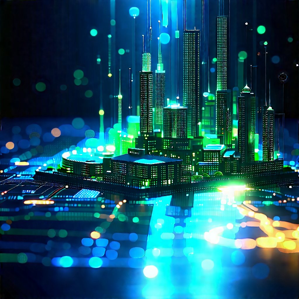 Financial technology in tech office