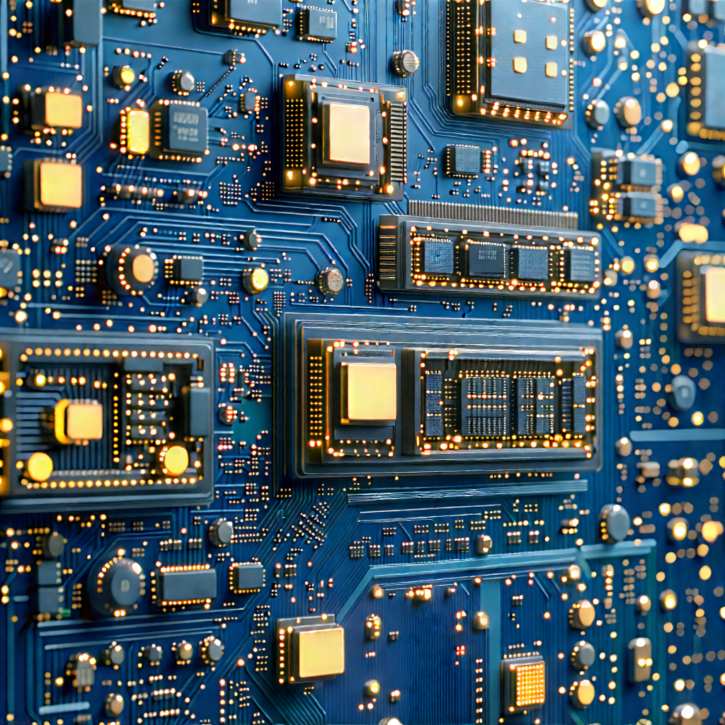 Close-up of sensor array
