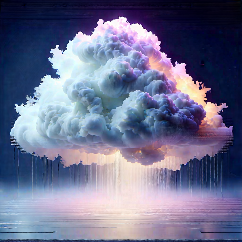 Cloud Computing Visualization With Image, There