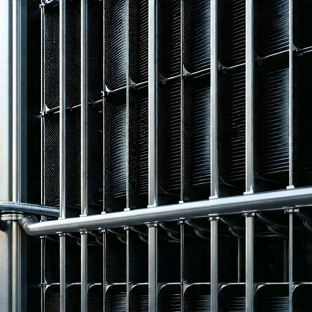 Close-up of cooling system