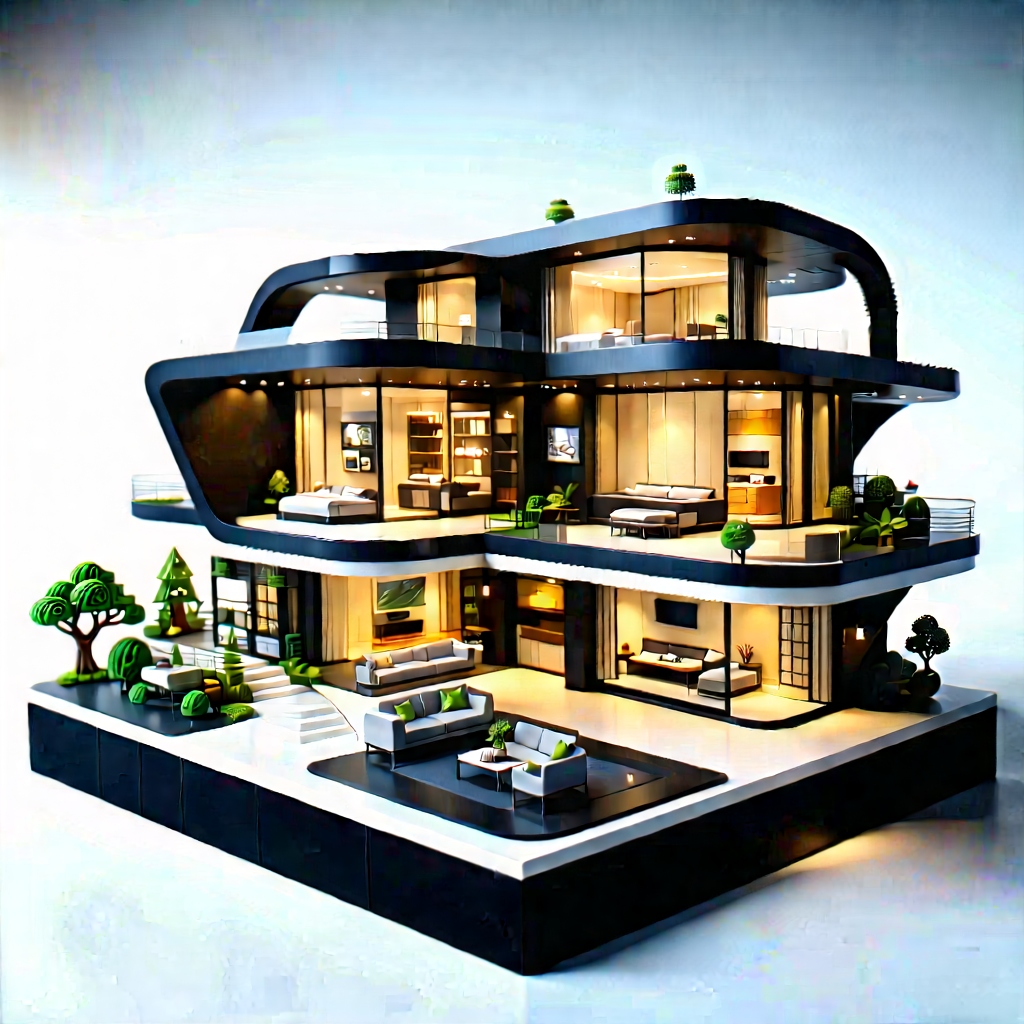 Futuristic smart home