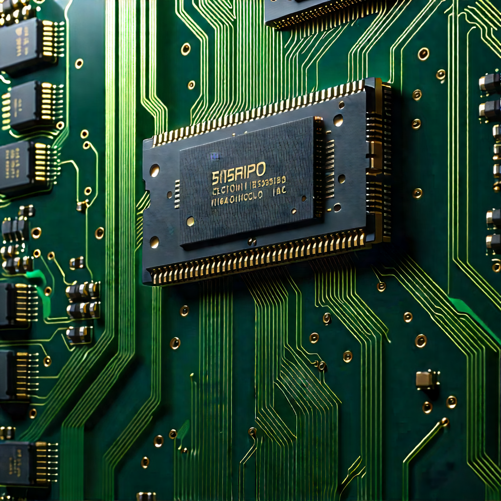 Close-up of memory module