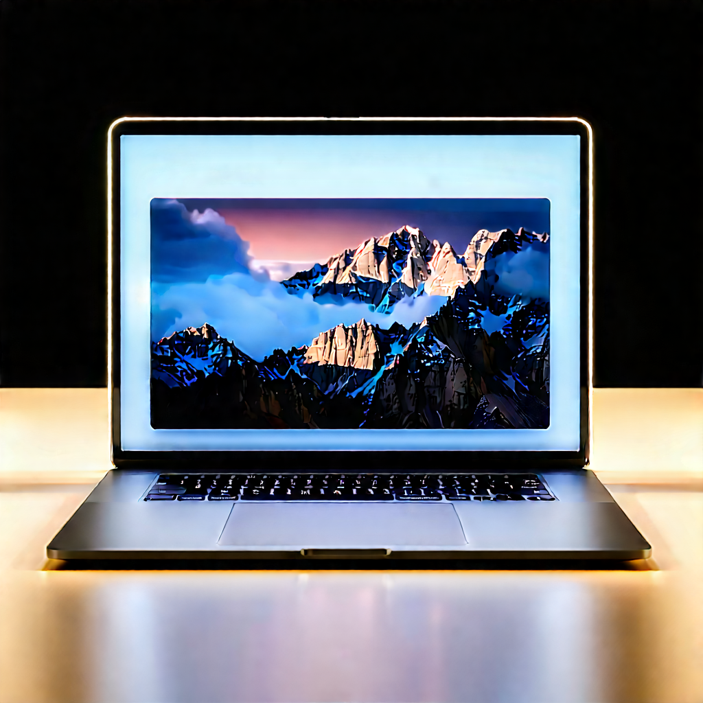 Laptop With Streaming Content With Laptop Computer