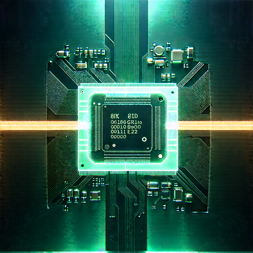 Circuit board with holographic projection