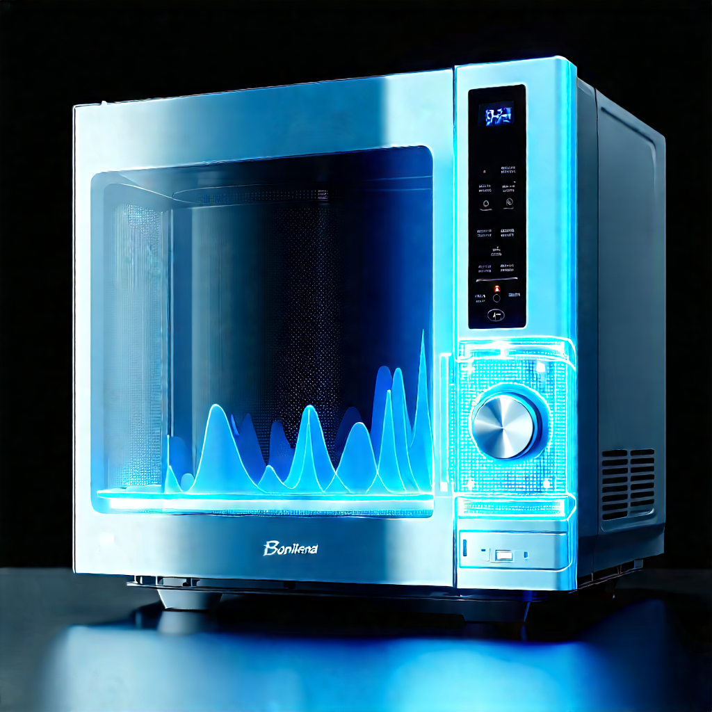 Innovative Smart Appliance Design With Small, Blue