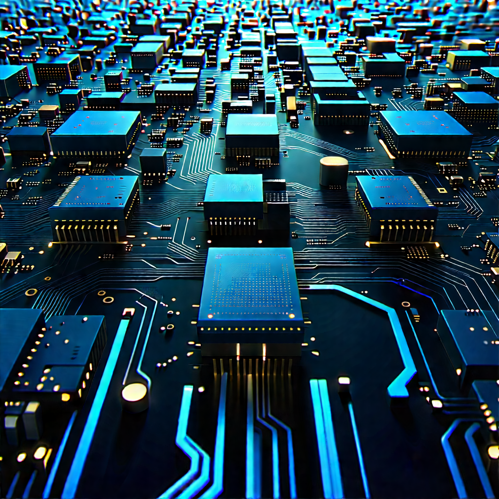 Close-up of sensor array