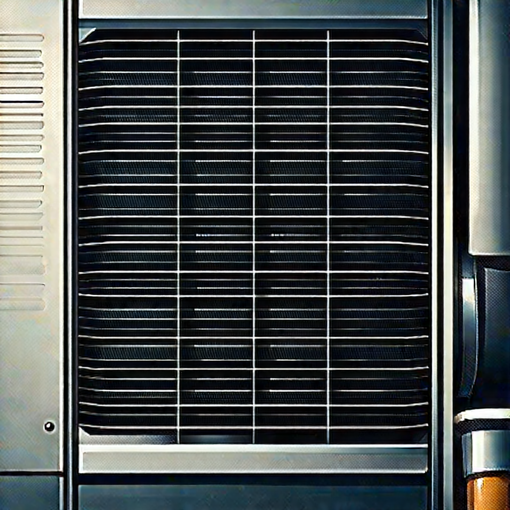 Close-up of cooling system