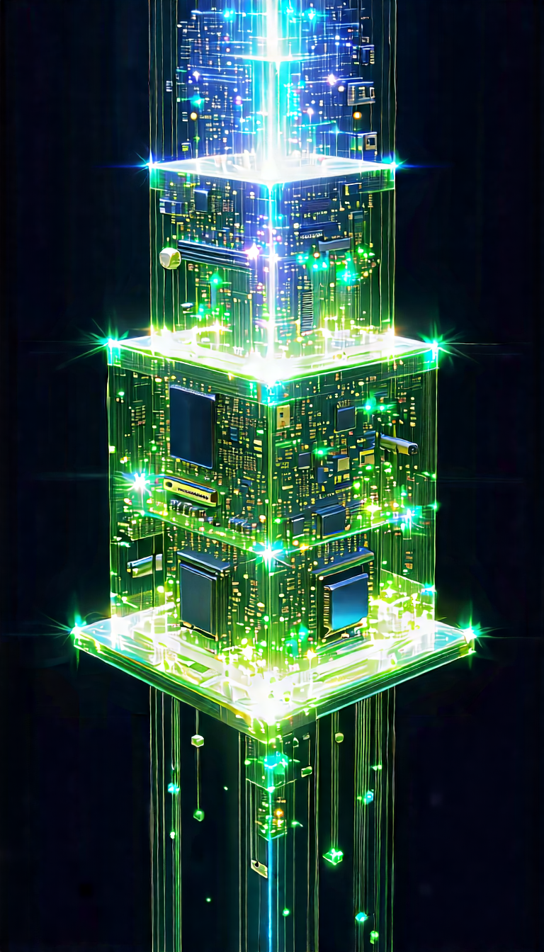 Quantum computer with holographic projection
