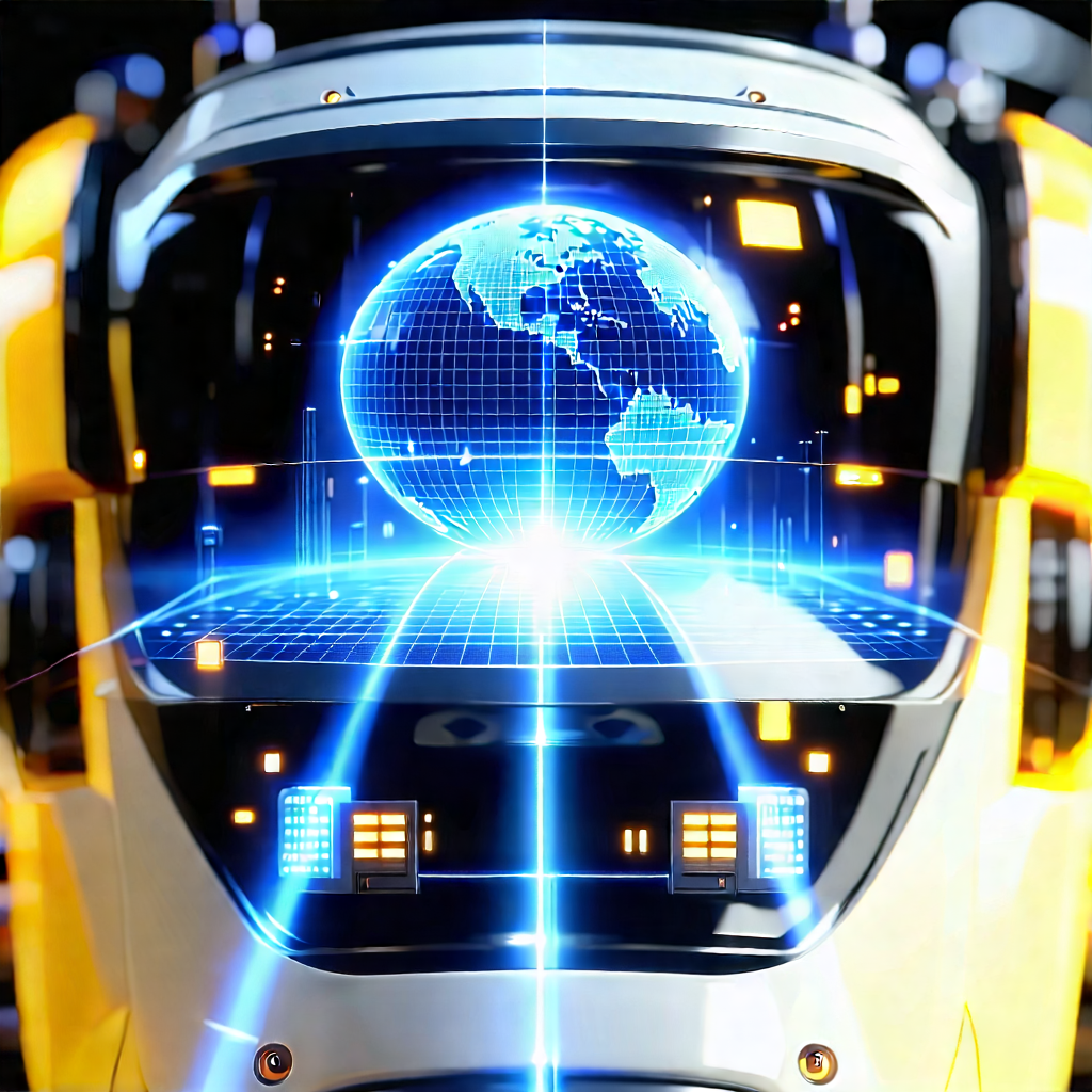 Robot With Laser Scanning With Computer Screen