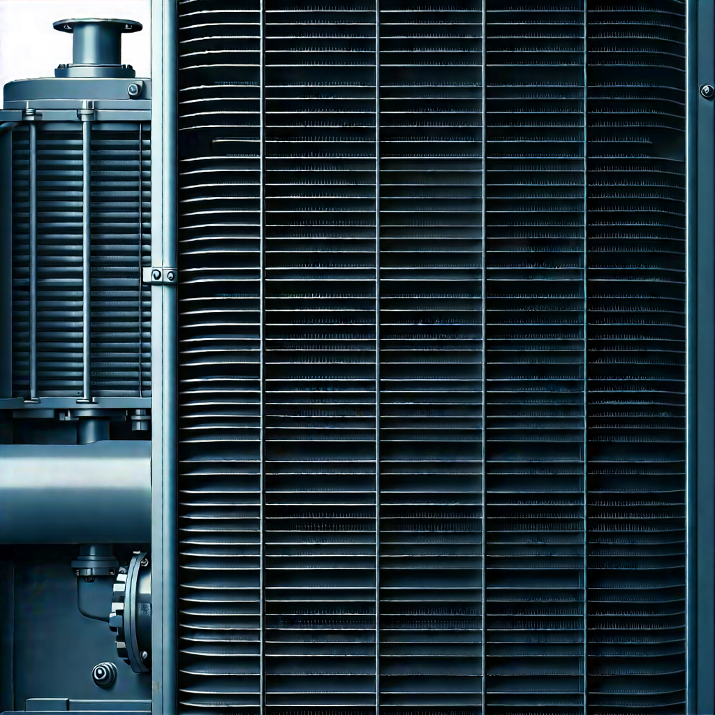 Close-up of cooling system