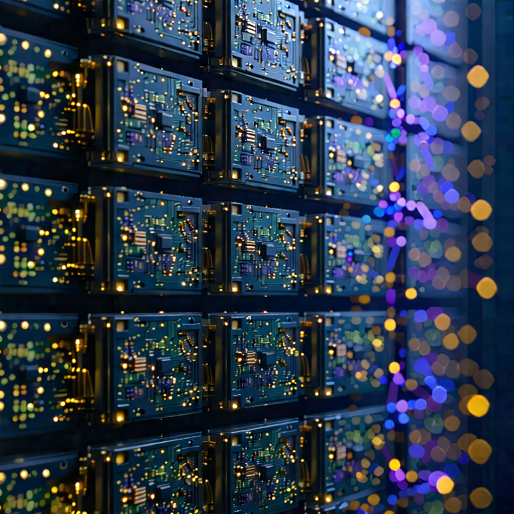 Close-up Of Sensor Array With Image, There