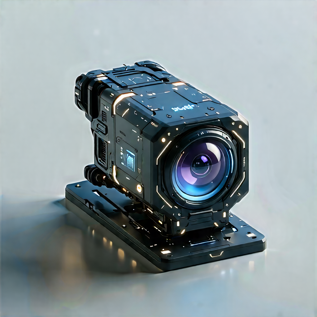 Innovative Communication Tool (design:1.35) With Black Camera